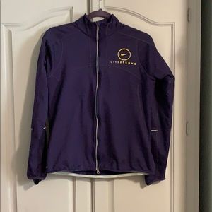 Purple live strong Nike Running jacket
